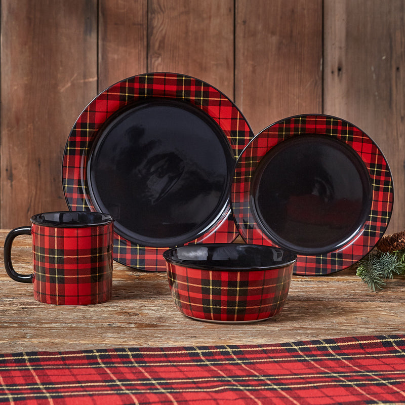 SPORTSMAN PLAID DINNERWARE