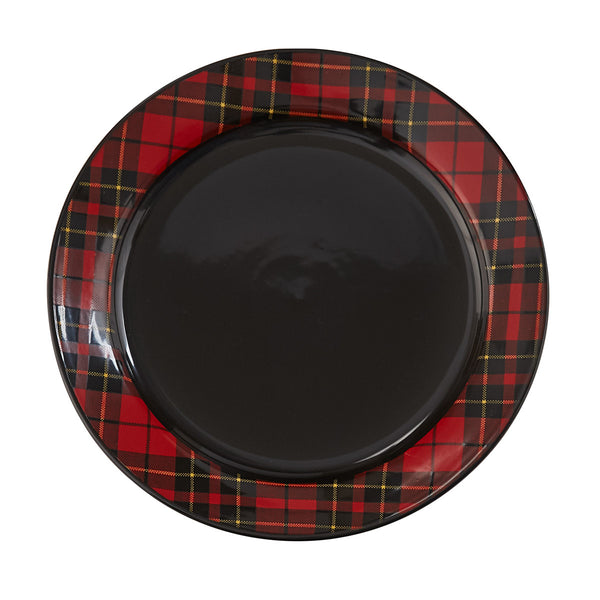 SPORTSMAN PLAID SALAD PLATE