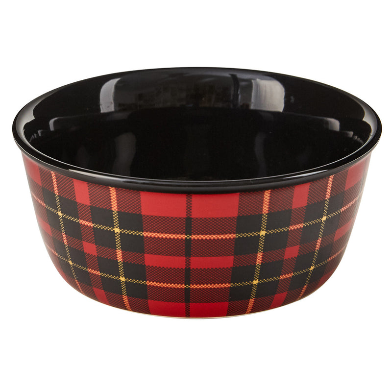 SPORTSMAN PLAID CEREAL BOWL