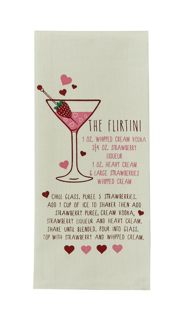 FLIRTINI PRINTED DISHTOWEL