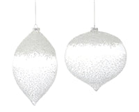 Ornament (Set of 4) 7.25"H, 9"H Glass