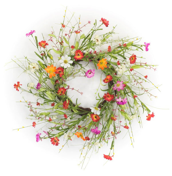 Mixed Floral Wreath