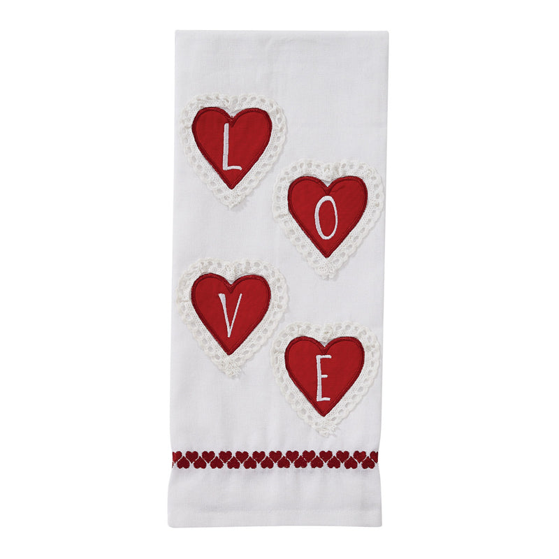 LOVE DECORATIVE DISHTOWEL