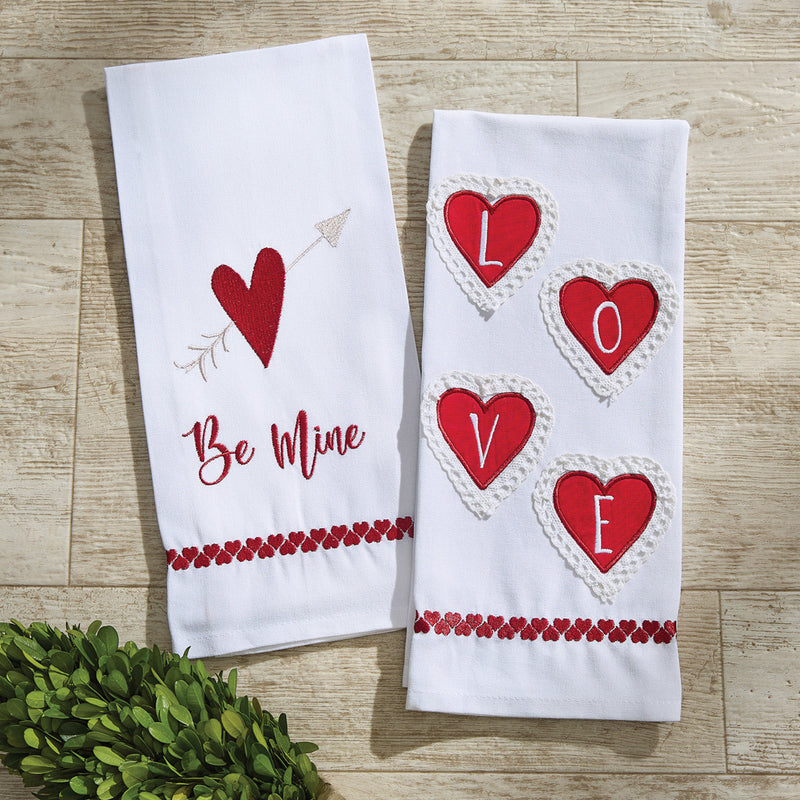 LOVE DECORATIVE DISHTOWEL