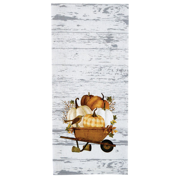 WHEELBARROW GATHER PRINTED DISHTOWEL