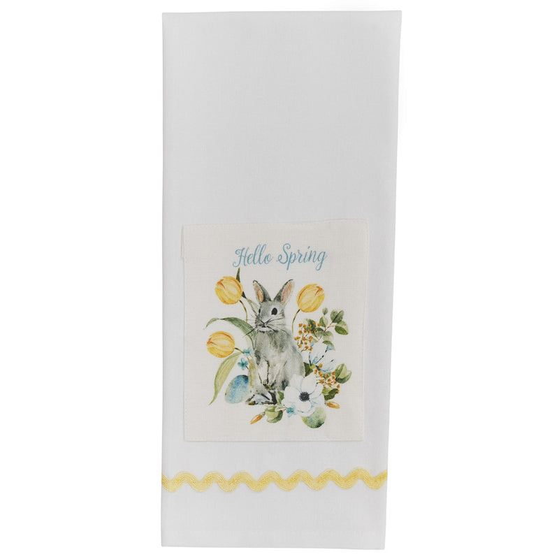 HELLO SPRING PRINTED DISHTOWEL