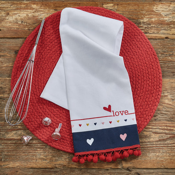 LOVE DECORATIVE DISHTOWEL