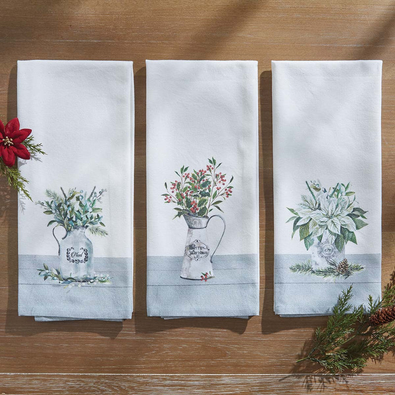 JOY POINSETTIA DISHTOWEL