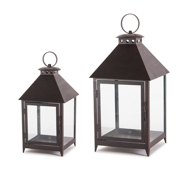 Set of 2 Iron Lanterns