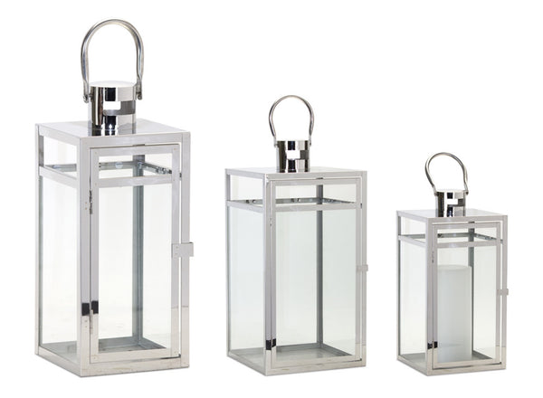 Stainless Steel Lantern Set