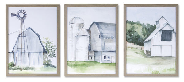 Framed Farm Print Set