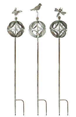 GARDEN STAKE (SET OF 3) 60"H IRON