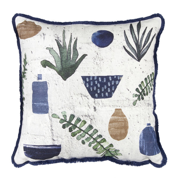 Plant Pot Throw Pillow