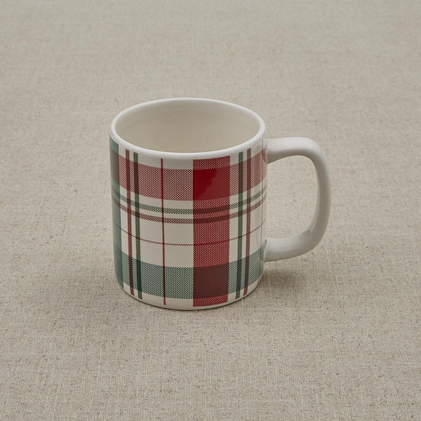 WINTER BOTANIC PLAID MUG