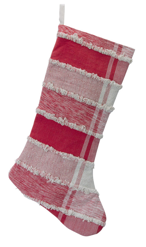 Plaid Hanging Stocking Set