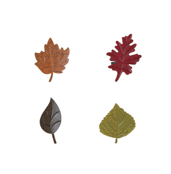 LEAF NAPKIN RING - 4 ASSORTED