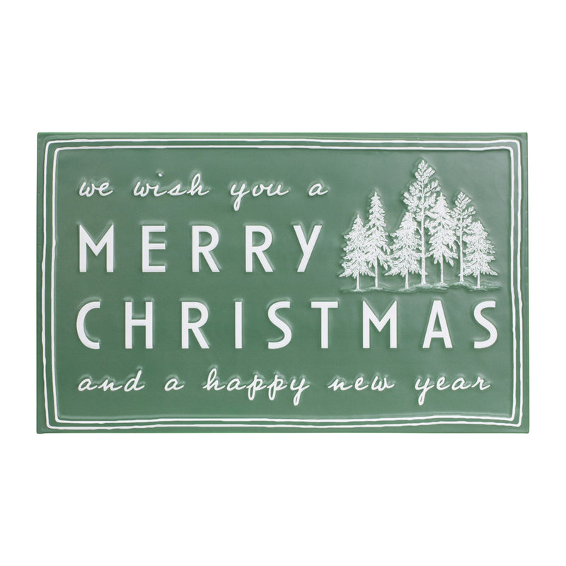 Christmas Sign 24"L x 15"H Metal