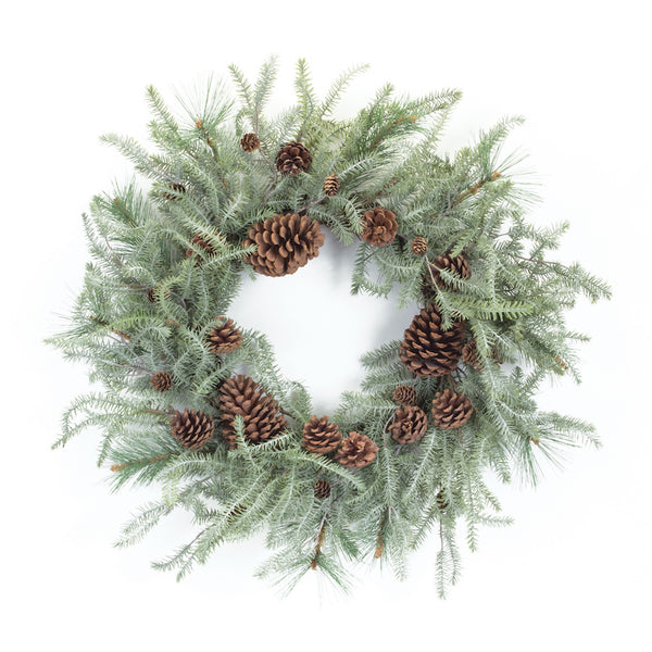 Pine Wreath 29.5"D Plastic