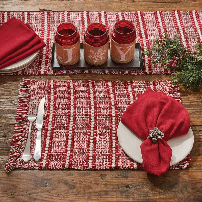 PEPPERMINT STRIPE PLACEMAT