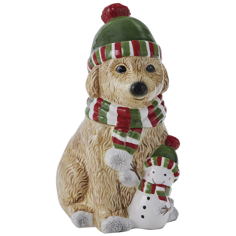 HOLIDAY PAWS COOKIE JAR