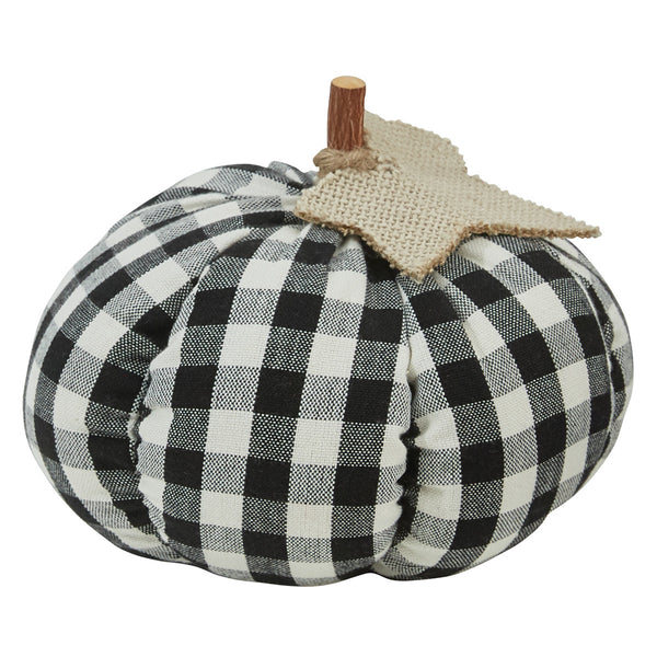 SHORT BLACK AND CREAM CHECK PUMPKIN