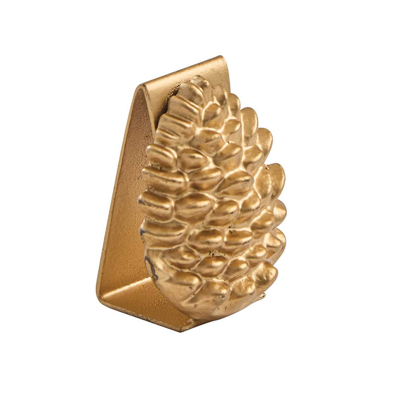 PINECONE PLACE CARD HOLDER - GOLD