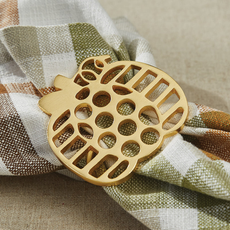 GOLD PUMPKIN NAPKIN RING