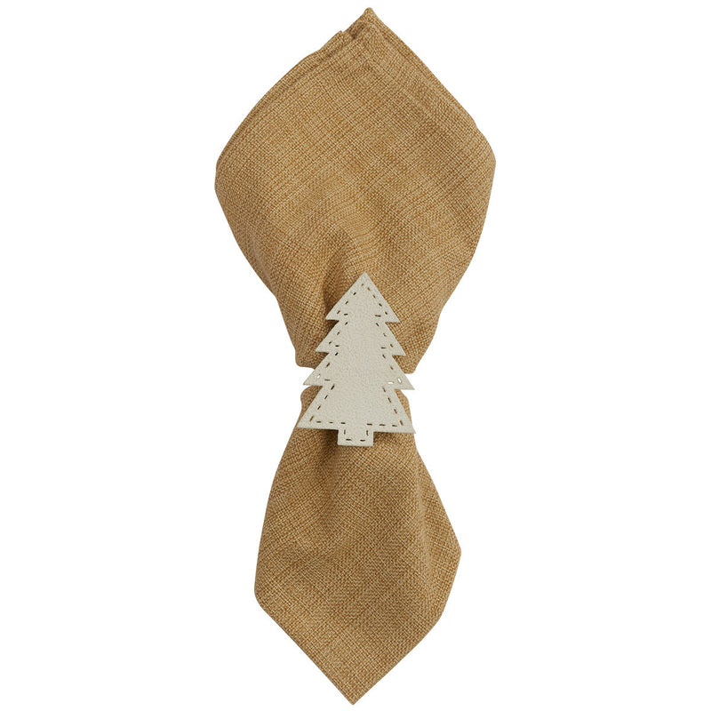 CREAM TREE NAPKIN RING