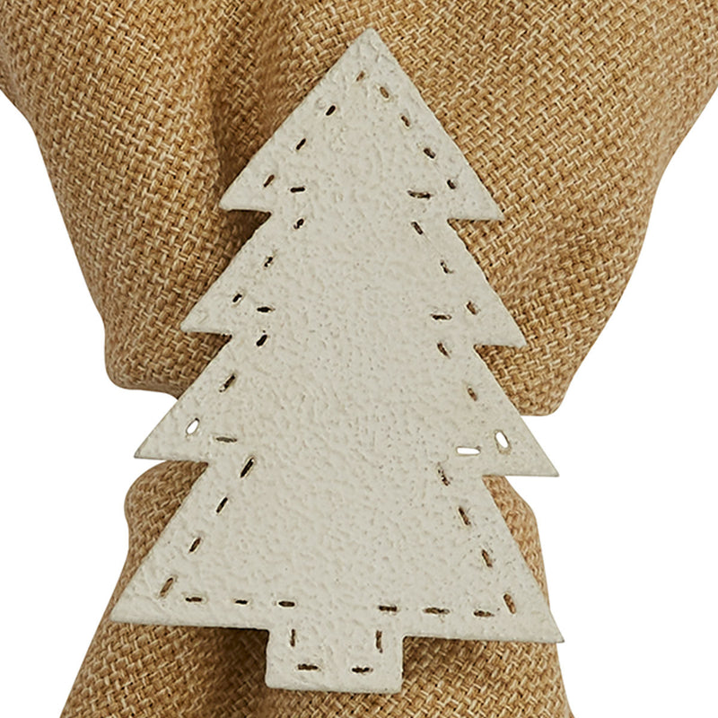 CREAM TREE NAPKIN RING