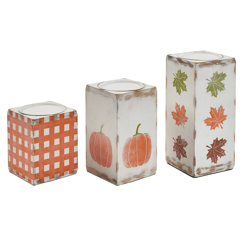 FALL PILLAR HOLDERS SET OF 3