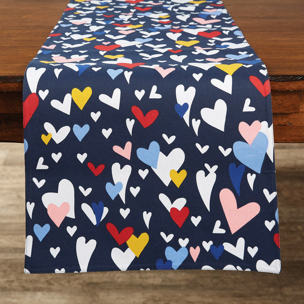 SCATTERED WITH LOVE TABLE RUNNER 72" L