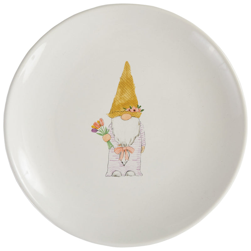 EASTER GNOMES SALAD PLATE