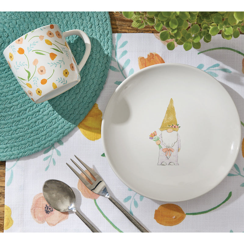 EASTER GNOMES SALAD PLATE