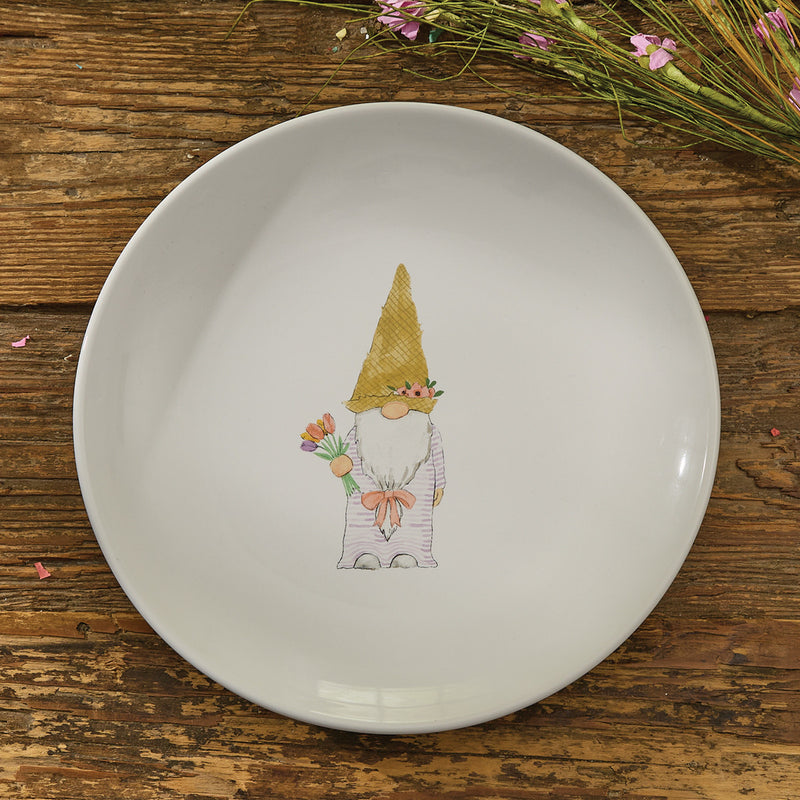 EASTER GNOMES SALAD PLATE