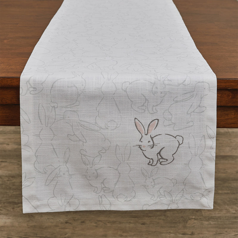 BUNNIES TABLE RUNNER 72"L