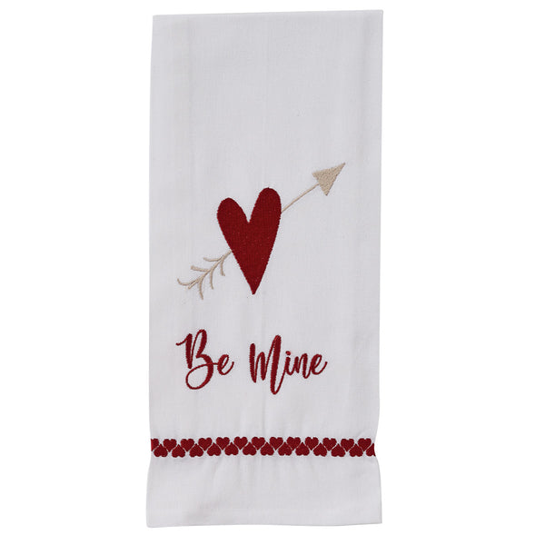 BE MINE DECORATIVE DISHTOWEL