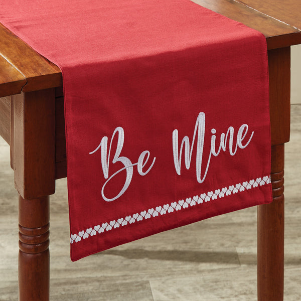 BE MINE TABLE RUNNER 42"L