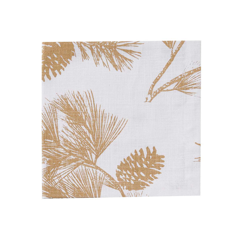 GOLD PINECONE NAPKIN