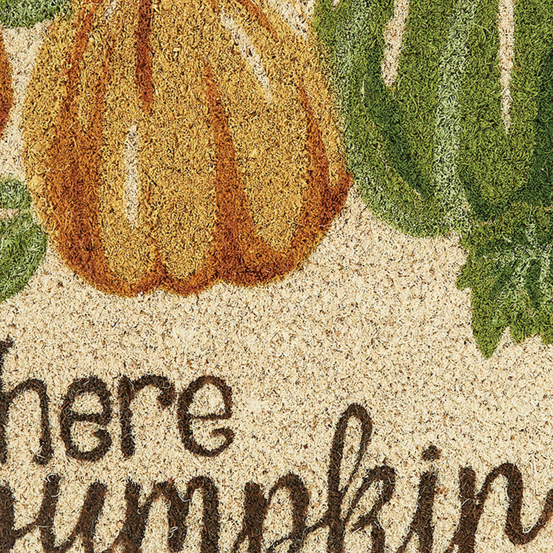 HEY THERE PUMPKIN DOOR MAT