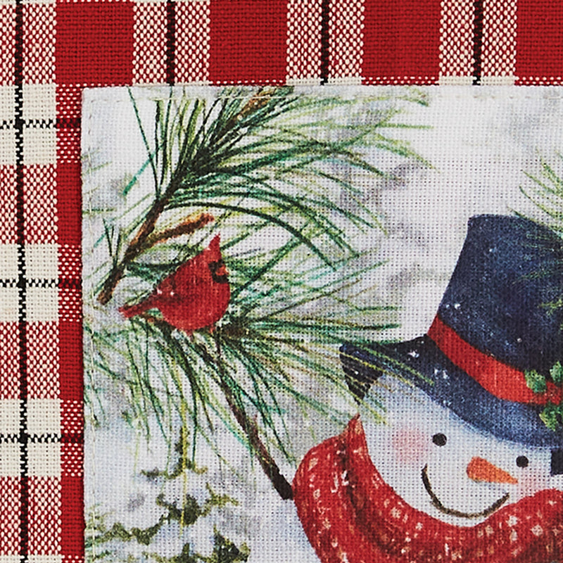 FLURRY SNOWMAN DECORATIVE DISHTOWEL