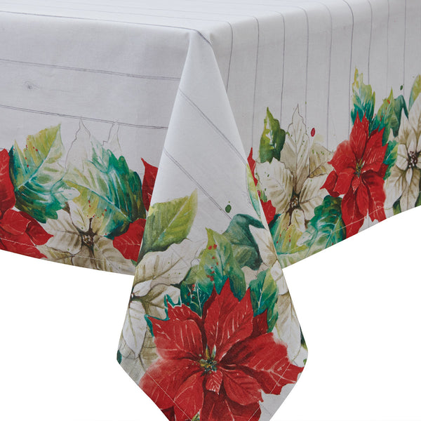 POINSETTIA PINE TABLECLOTH 54" X 54"