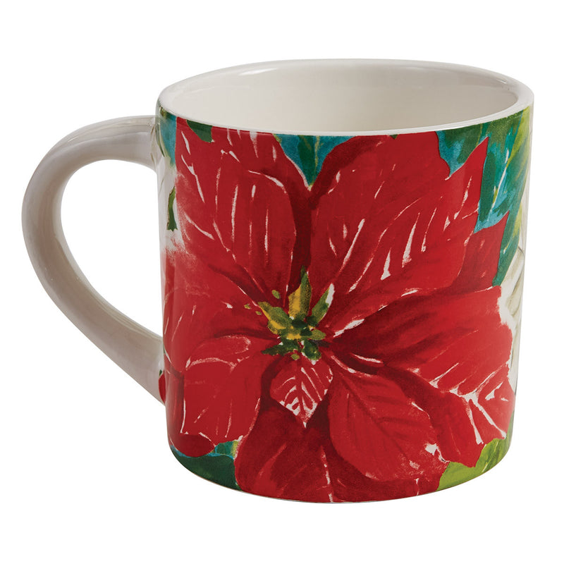 POINSETTIA PINE MUG