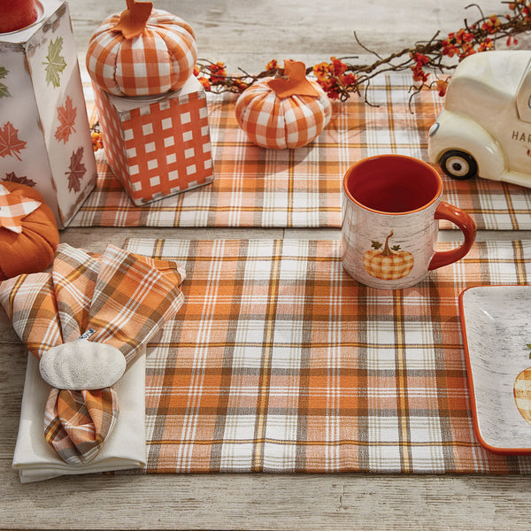 PUMPKIN SEED TABLE RUNNER 54" L