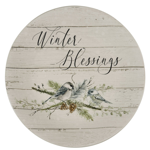 WINTER BLESSINGS SALAD PLATE