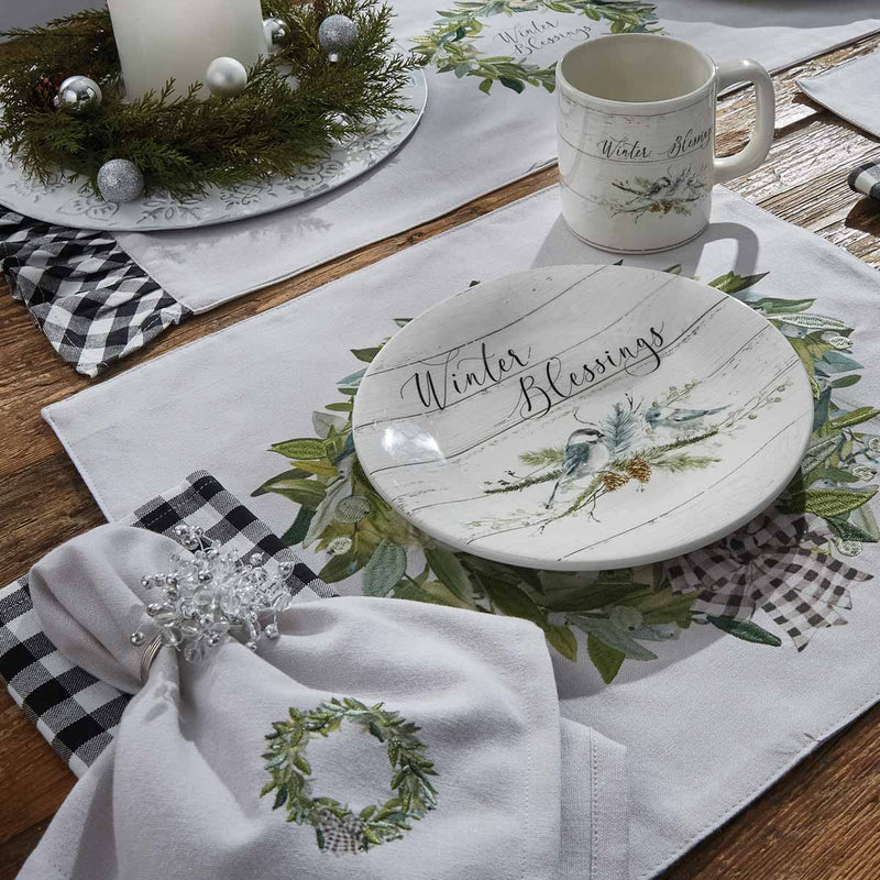 WINTER BLESSINGS SALAD PLATE