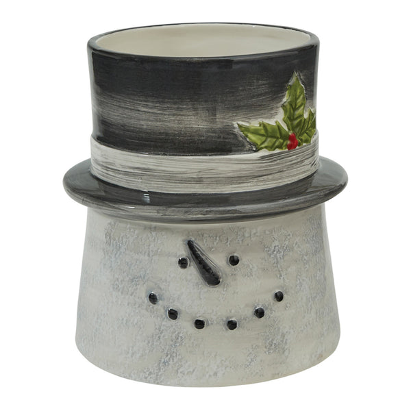 SKETCHBOOK SNOWMAN UTENSIL CROCK