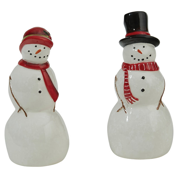 VINTAGE TOWN SQUARE SALT AND PEPPER SET