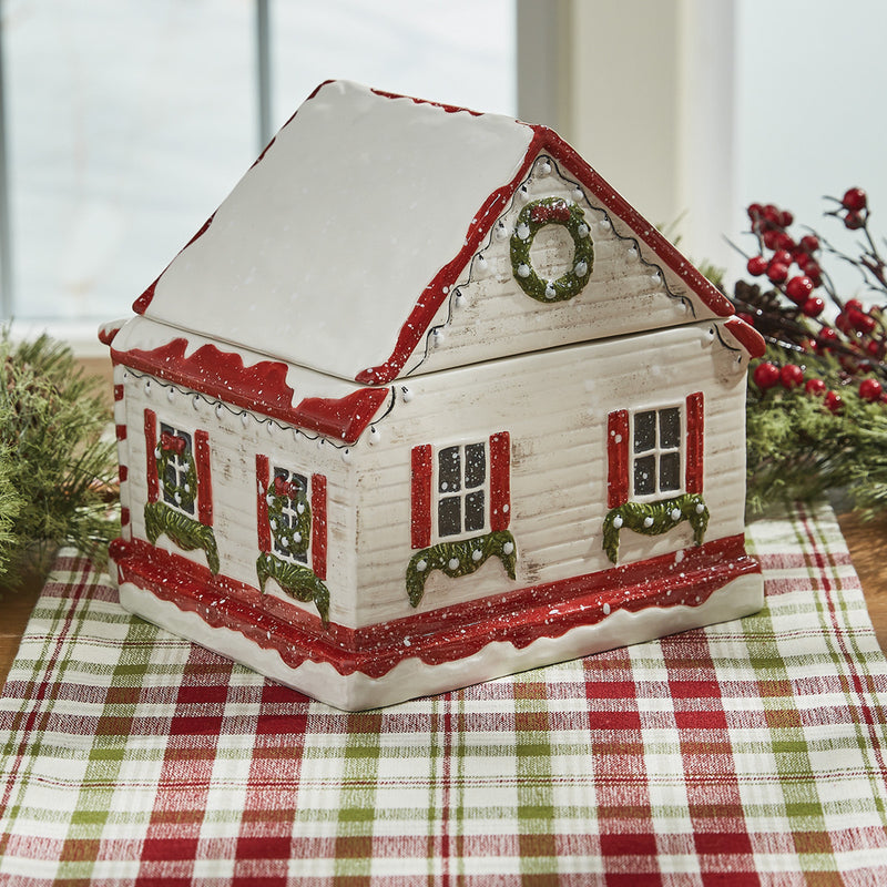 VINTAGE TOWN SQUARE COOKIE JAR