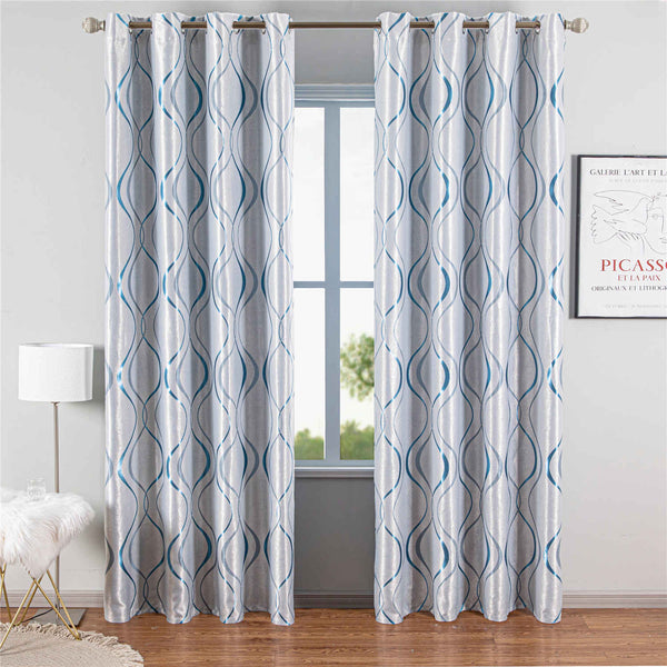 Curtain Panel Semi-Blackout Drapes Dolce Mela Odesa Window Treatments