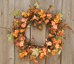 Harvest Garden Wreath 14"